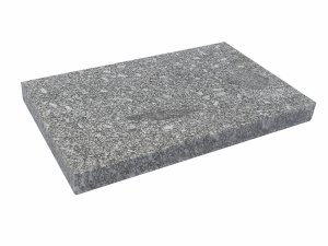 Granit-Gehwegplatte geflammt in Dunkelgrau KOŚMIN (80x40x6)