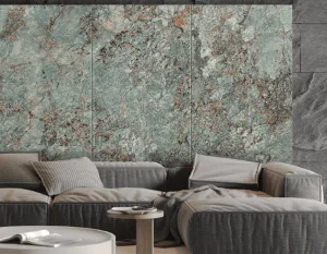 WPC-Platte Green Forest glänzend 280 × 112 × 0,8 cm