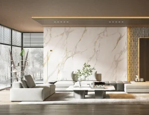 WPC-Platte Gold Vein glänzend 280 × 112 × 0,8 cm