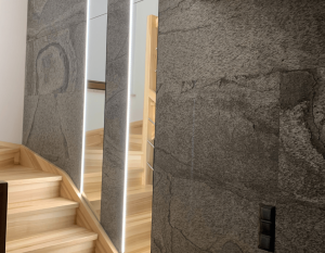 Steinfurnier Silver Grey 122 × 305 × 0,2 cm