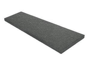 Granit-Verkleidungstrittstufe geflammt schwarz SZWED (90x32x2)