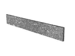 Granit-Verkleidungssetzstufe geflammt dunkelgrau KOŚMIN (90x12x3)