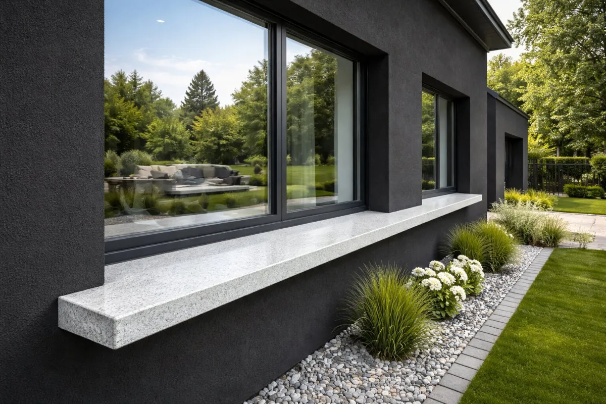 Weiße Fensterbänke – klassischer Kontrast und Eleganz