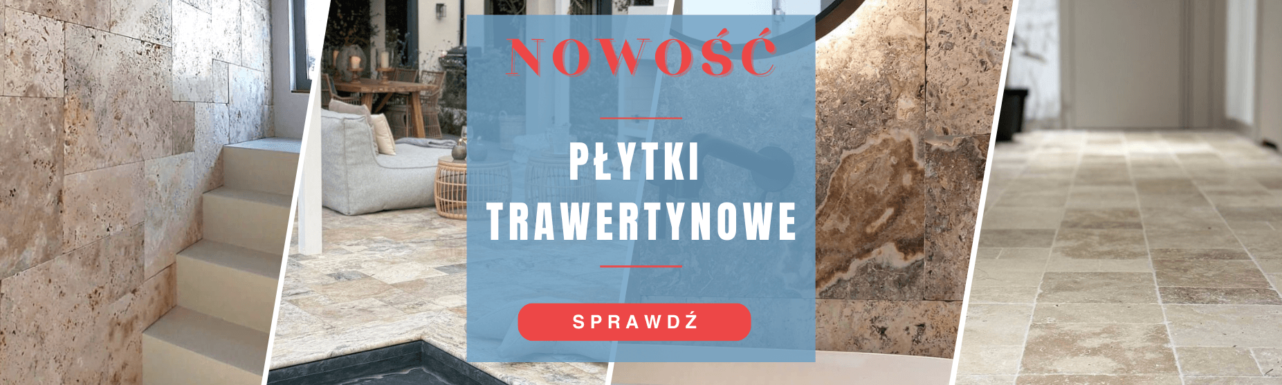 Płytki trawertynowe