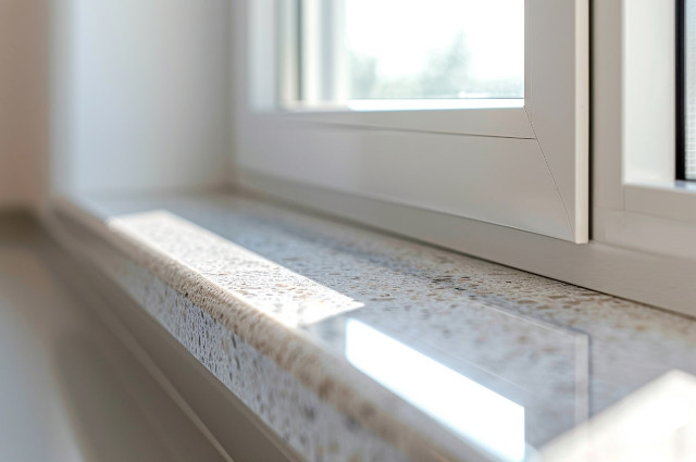 Welche Fensterbank passt zu weißen Fenstern?