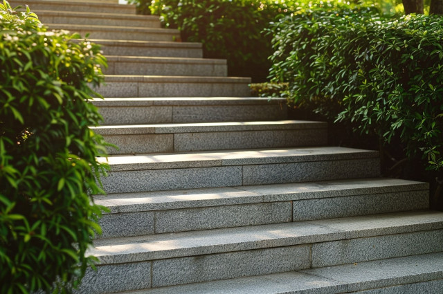 Granittreppen im Garten – Vor- und Nachteile
