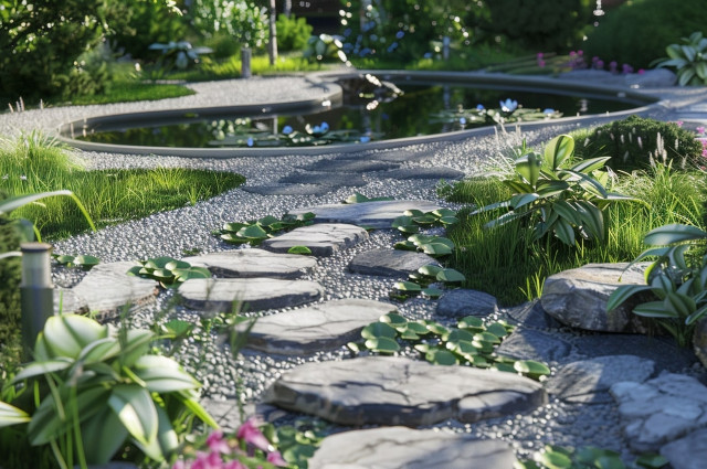 Wie legt man Steine im Garten aus, um trendige und stilvolle Gestaltungen zu schaffen?