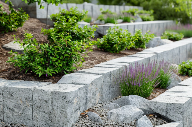 Eine Steinstufe im Garten – Gestaltungsideen in verschiedenen Stilen